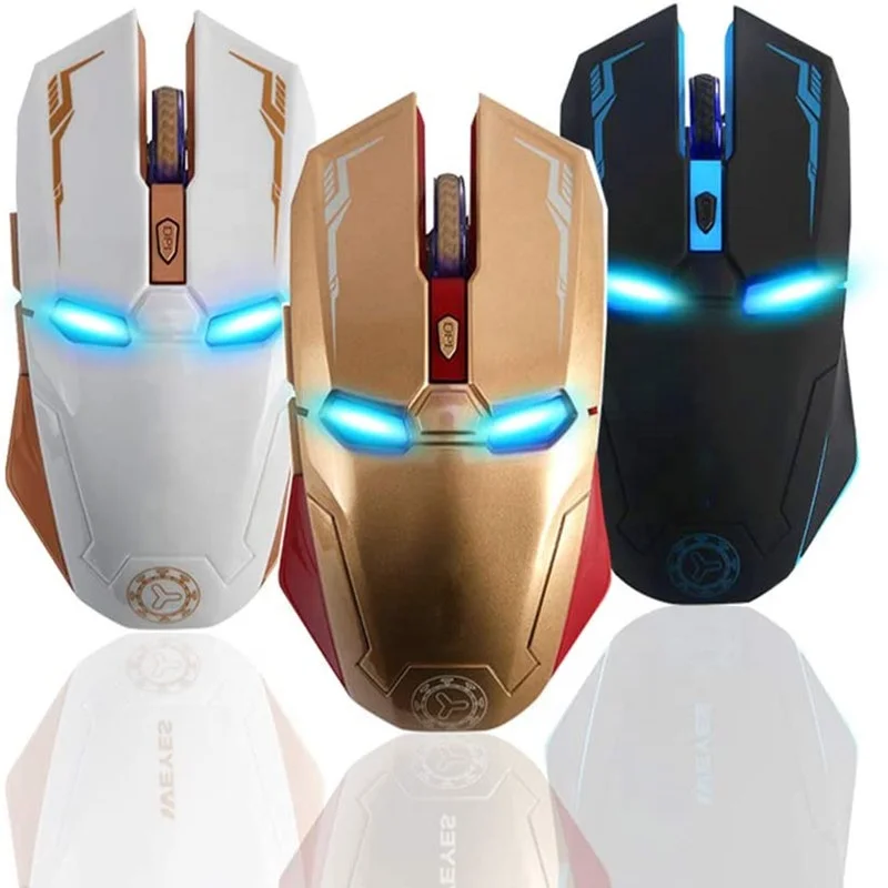 BT Mouse 2.4G Gaming Mouse Wireless Rechargeable Computer Charing Portable 3 Adjustable DPI Mouse for Mac IPad PC