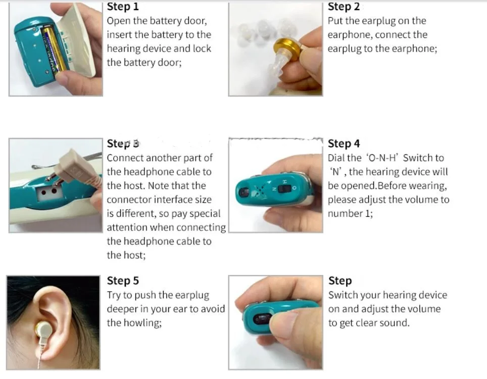 pocket hearing aids prices body worn 3pin art design super powerful pocket hearing amplifier