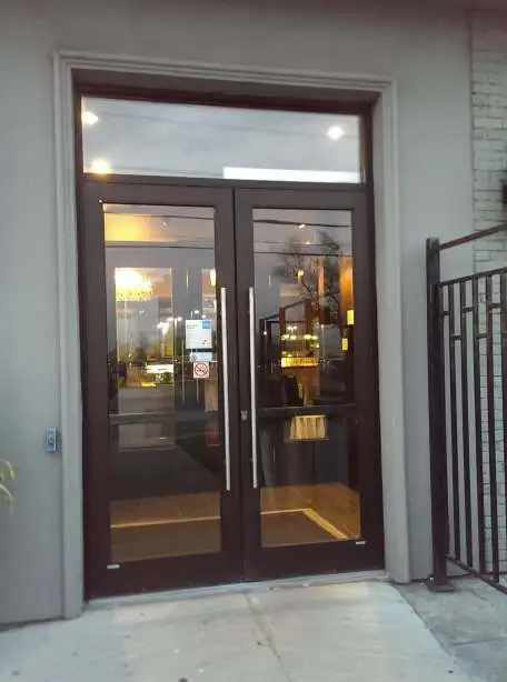 TOMA Australia Standard Custom aluminium front doors for homes electronic front door lock smart door lock