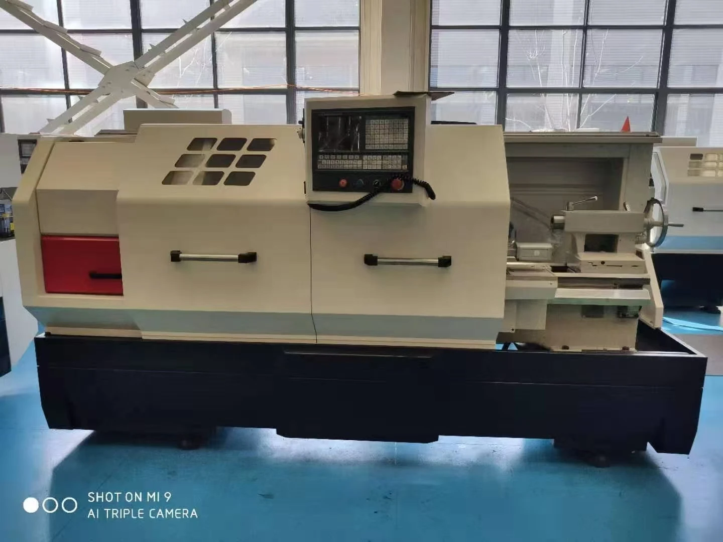 Electric Motor Parts Machining Flat CNC Lathe CNC Horizontal Lathe for Marine Propeller