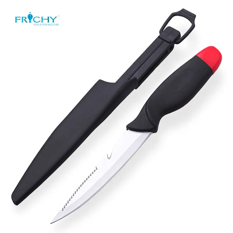 Outdoor Camping Non-Slip Soft Handle Fin Cutting Kitchen Fishing Floating Fillet Knife With PP Handle