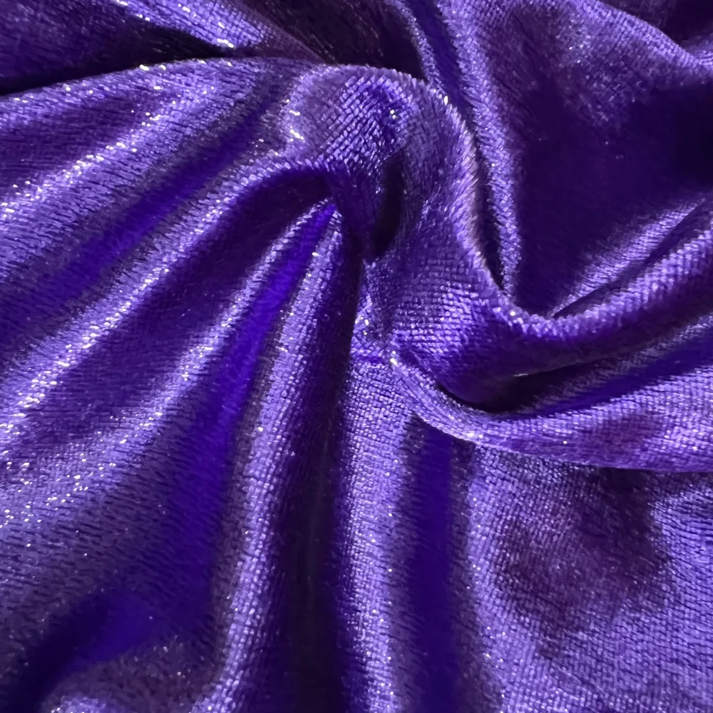 Lame Fabric Shiny sheer Yarn velvet fabric for Evening dress gowns high quality silk velvet fabric by the yard
