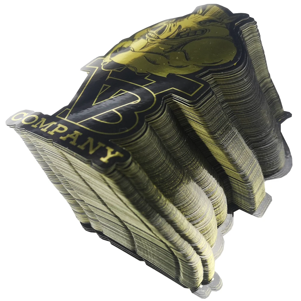 Custom Waterproof Food Wine Medicine Decorative Logo Vinyl Die Cut Holographic Cartoon Sticker Label Printing