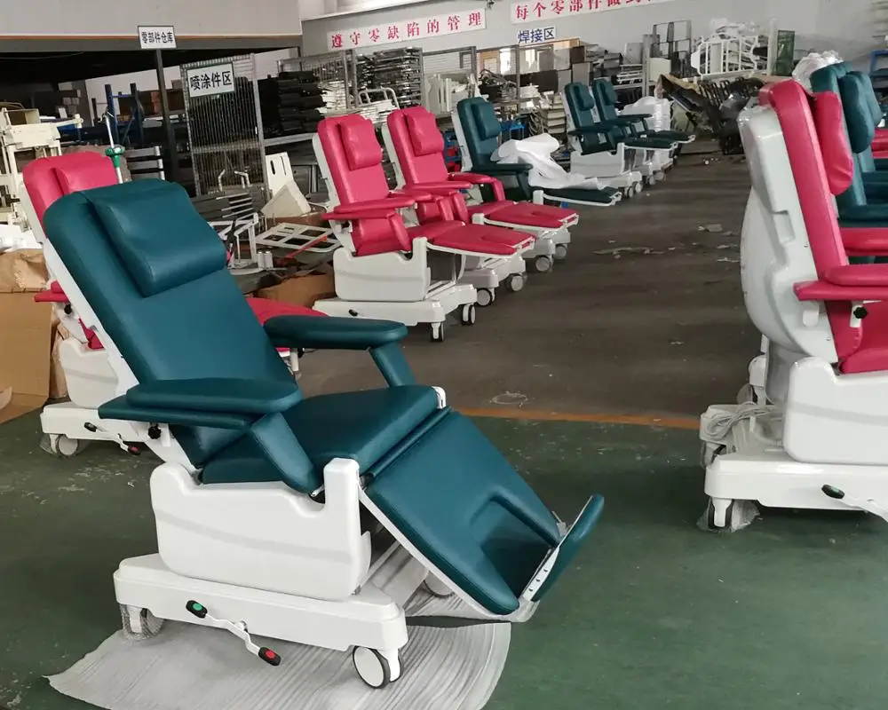 Blood extraction electric dialysis chair for sale
