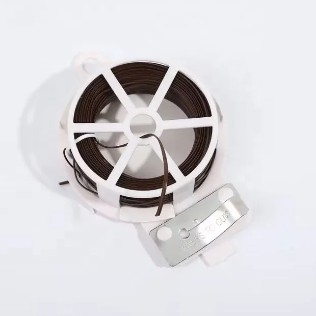 Garden pvc Soft 50M/100M Plant Tie With Cutter easy Twist Ties