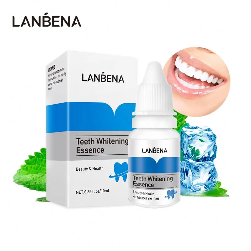 Lanbena отбеливающая жидкость для удаления зубов профессиональная легкая эссенция белых