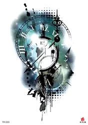 Large Image For Full Arm Temporary Tattoo Sticker Wholesale High Quality Body Visible Half Sleeve Stickers