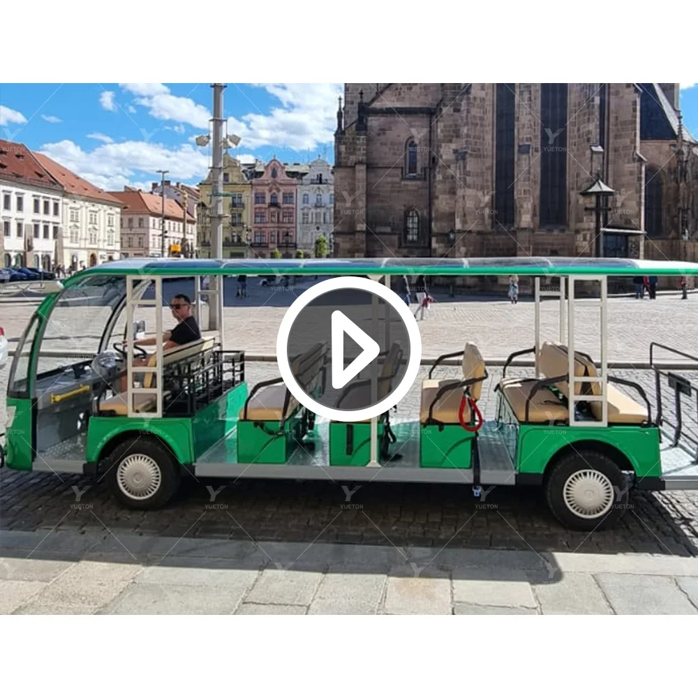 Hot Selling 14 17 23 Seater Electric Shuttle Bus Nature Park Using New Electric Tourist Bus For Sale