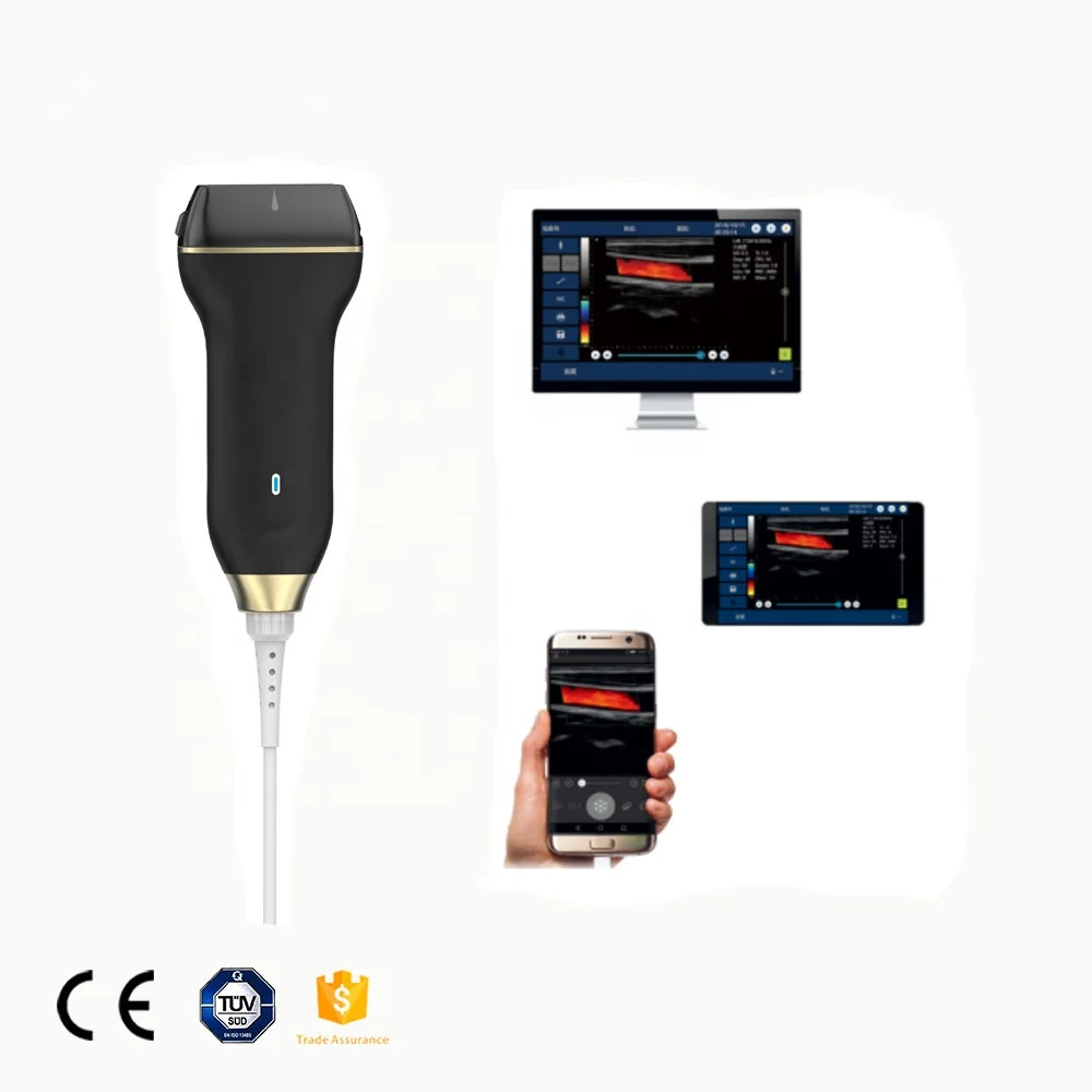 
GYGN-CE digital 2D C30L Color doppler linear USB handheld ultrasound system connect smartphone/laptop/computer for diagnose 