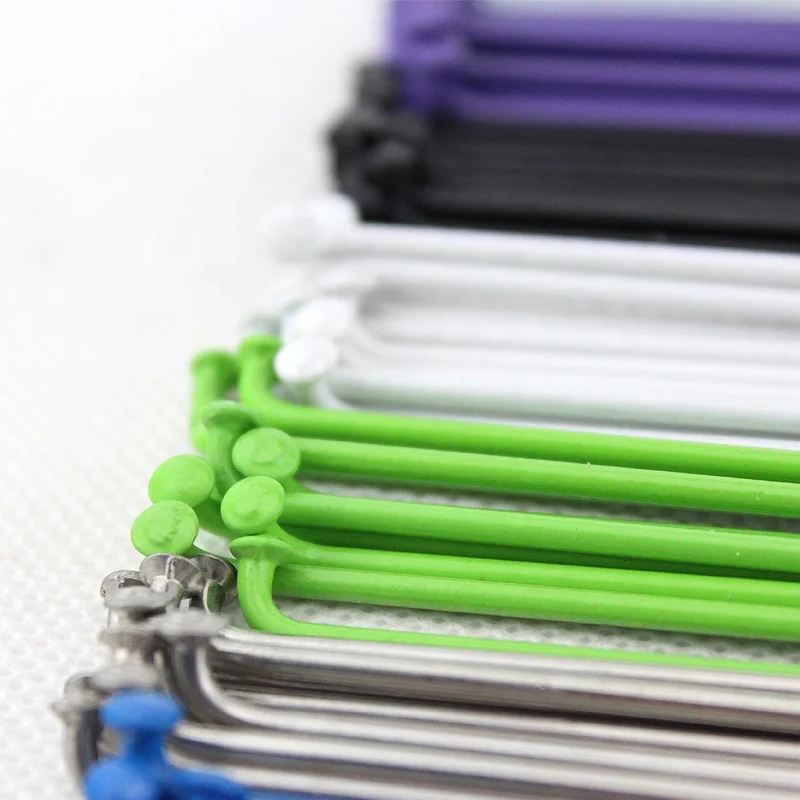 14G 85-282 мм Высокое качество подсветка для колес велосипеда с сосками стальный Горный Дорожный складной велосипед круглые спицы