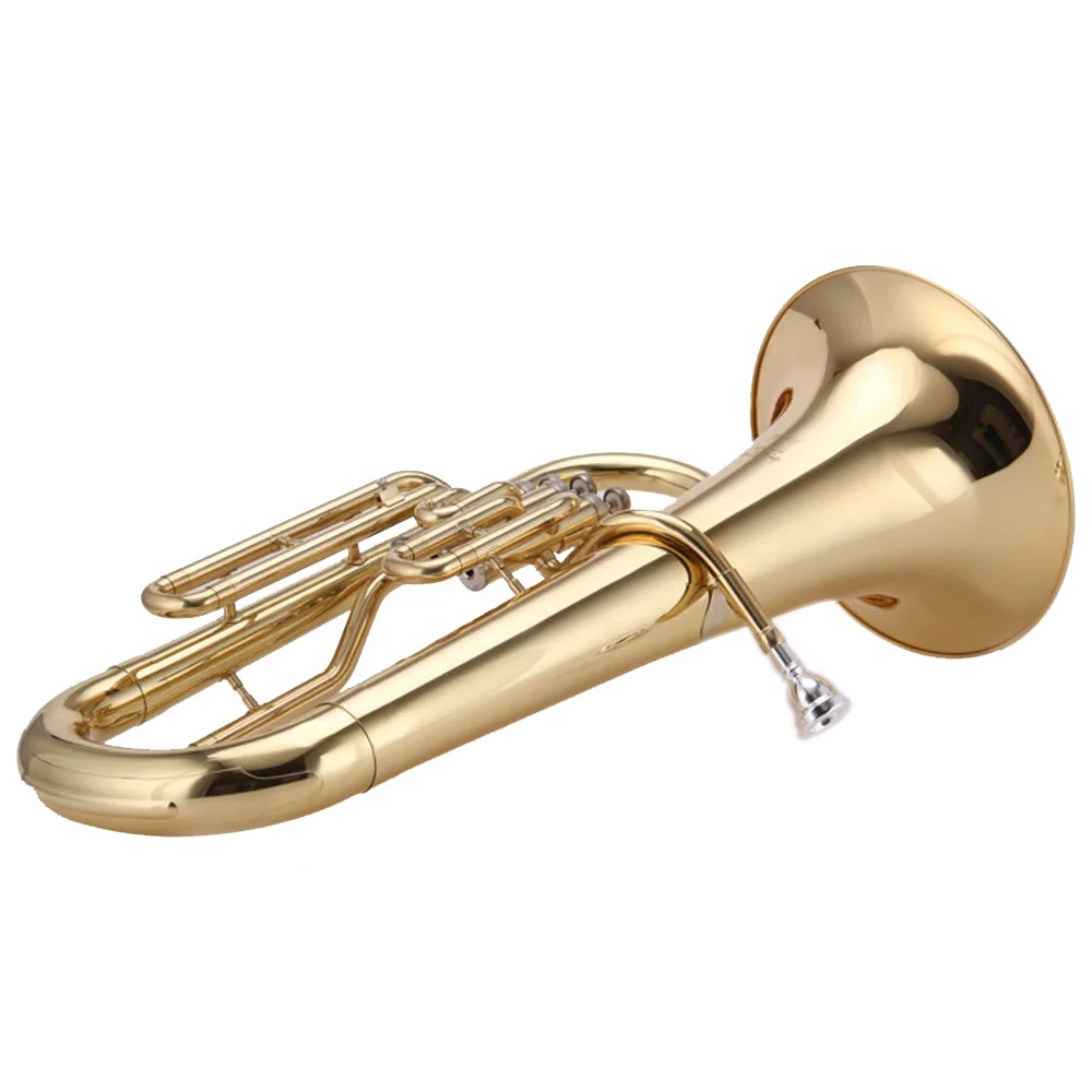 SEASOUND OEM High Quality Gold 3 Pistons Euphonium JYEP7322
