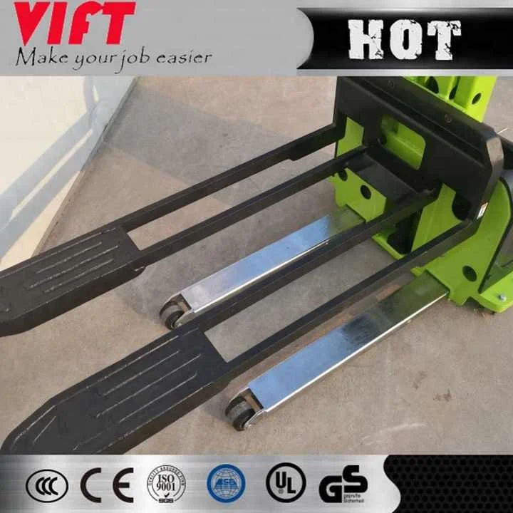 Semi electric portable self loading pallet lifter innolift stacker 0.5t 1t 500kg 1000kg self loader for container truck use