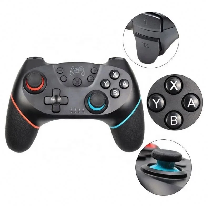 
Wireless Blue tooth Gamepad for Nintend Switch Pro NS-Switch Pro Game Joystick Controller for Switch Console with 6-Axis Handle 