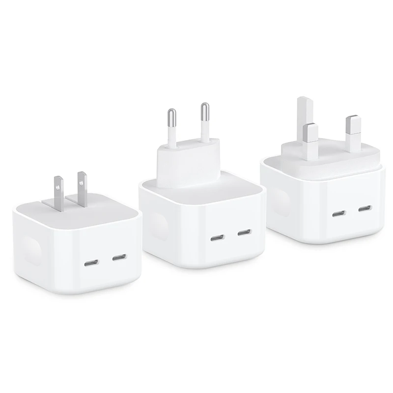 Original wholesale 1-1 Best seller 2022 product US/EU/UK/AU PD 20W/35W GaN Fast Wall Charger for iPhone  Samsung charger