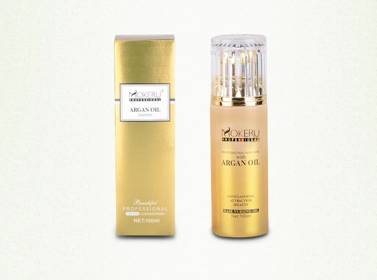 Private label hair care set essential organic  argan oil hair serum smooth and repair oil OEM