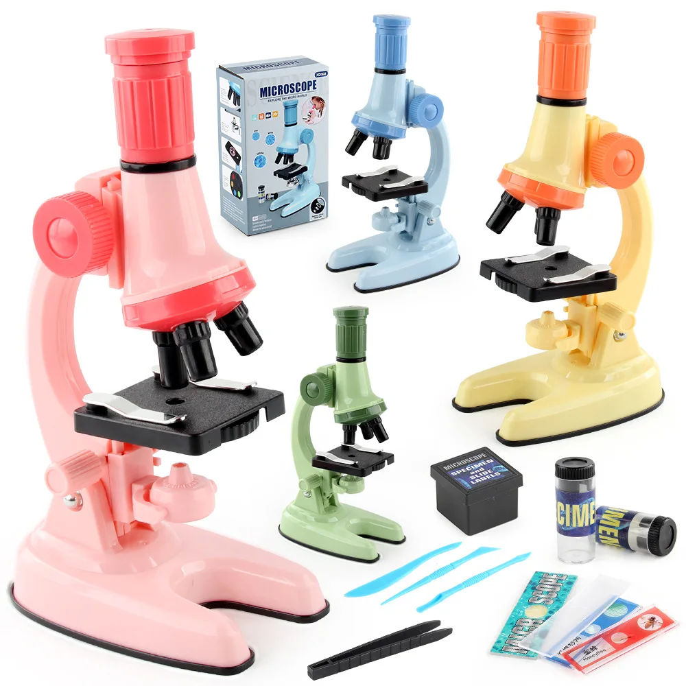 1200X Magnification Microscope Science Experiment Kids Toys students Brain Development Educational Explore nature Toys