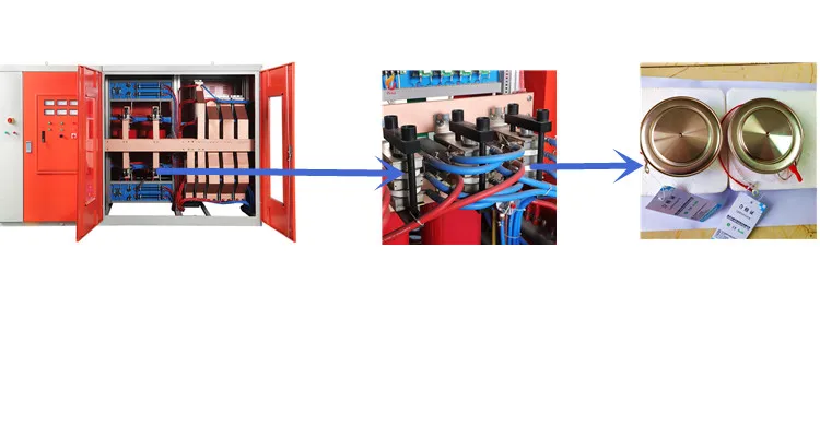 Induction Furnace Spare Parts Converter TECHSEM SCR Thyristor KK KP 1500 1800 2400 Silicon Controlled Rectifier Thyristor