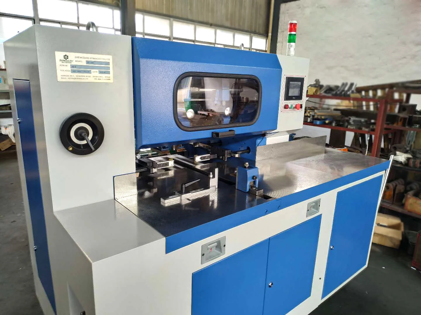 Semi-Automatic Three Knife Trimmer After Glue Binding Books Cutter Making Machine Book Cutting Machine