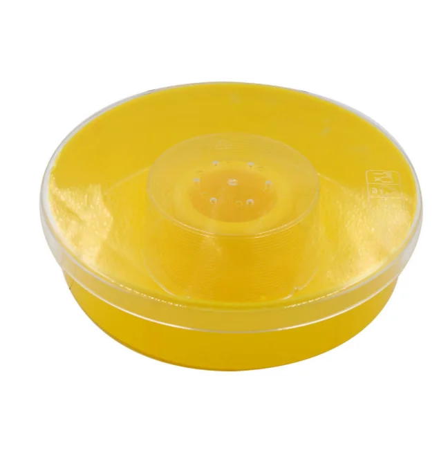 New plastic disk beekeeping equipment honey bee feeder round style top bee feeder