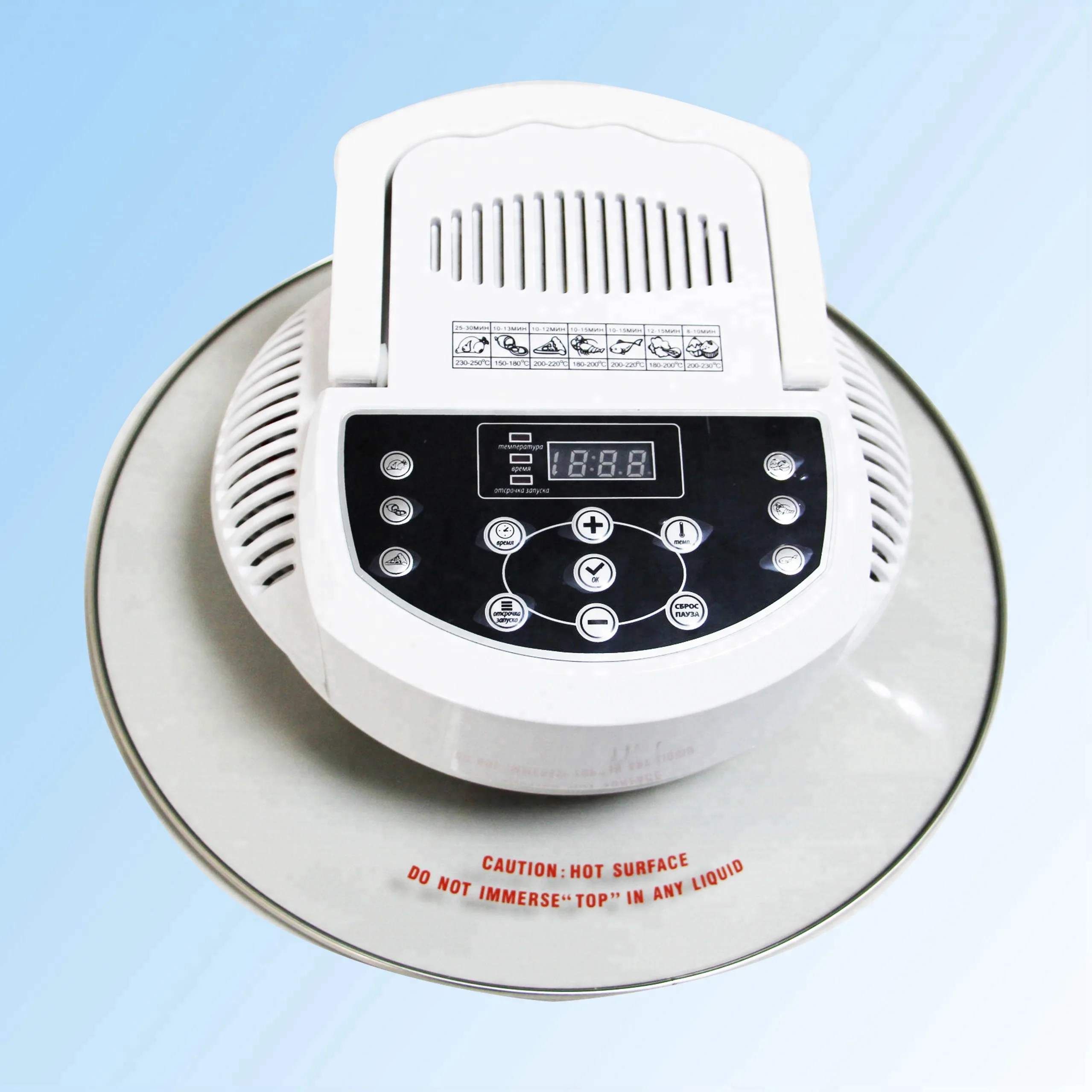 kitchen appliance cream colour digital control mini gas conveyor pizza air fryer halogen convection oven with stove