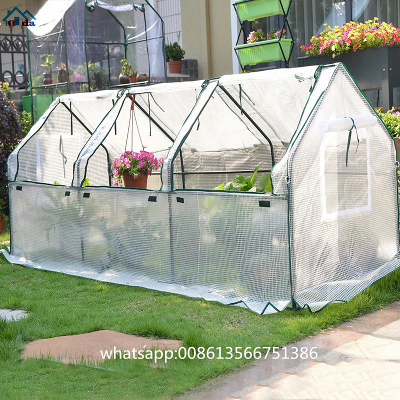 Garden Buildings Plant Cover Flower Greenhouses Mini Pvc Metal Garden Greenhouses