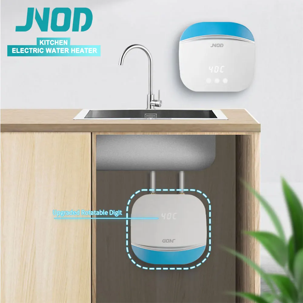 Mini Water Heater with Remote Control Instant Electric Portable Bathtub Hot Water Heater