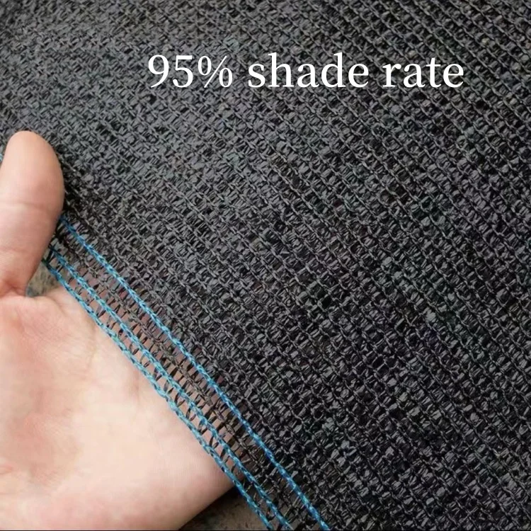 Wholesale Best price HDPE plastic Anti UV Black shadow network Garden sun shade mesh 60% 3 x 100 m shade net for agriculture