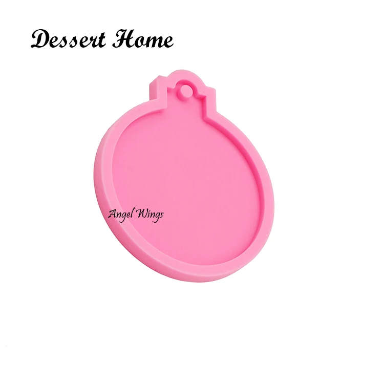 DY0108 Shiny Christmas Light/Tree/Ornament / keychains mold Silicone mold key chain mould Resin Decorative Craft DIY Ribbon Mold