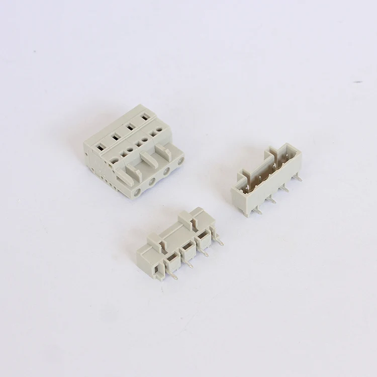 4 Pin Terminal Blocks Pluggable Cable To Cable/Cable To PCB Board Screwless Terminal Block