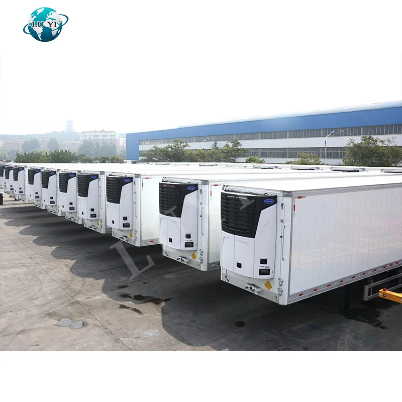 New 40 foot refrigerated container for transporting frozen and refrigerated goods semi trailer