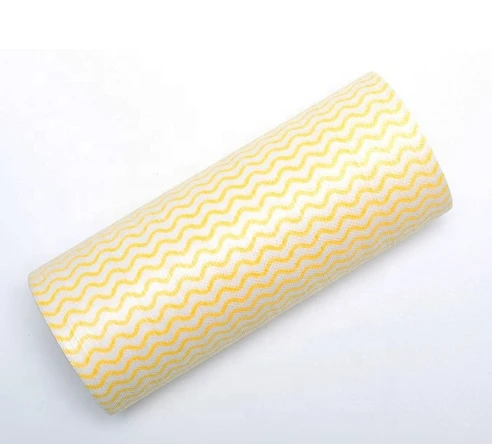 Wholesale Household Kitchen Nonwoven Cleaning Cloth Dry Nonwoven Roll