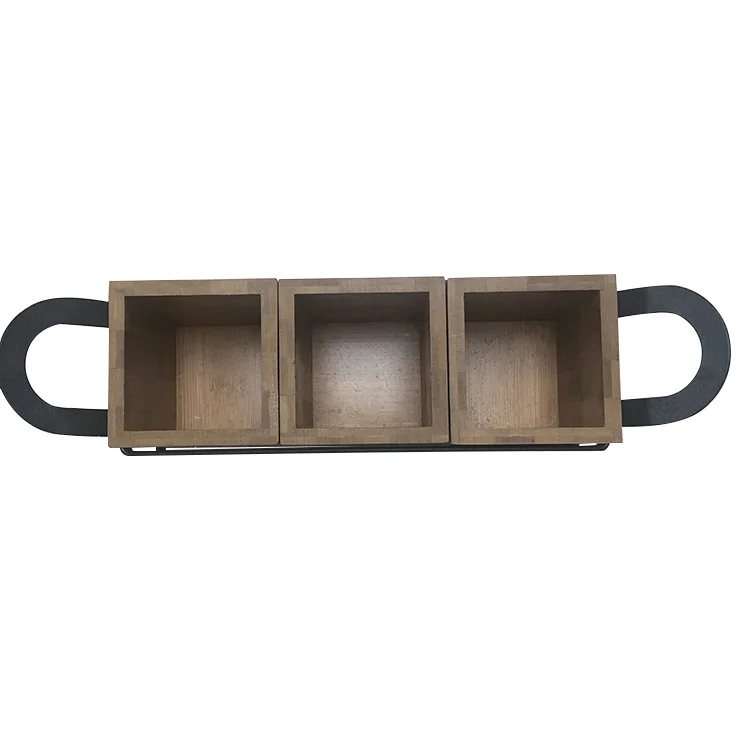 Wholesale Custom Office Desktop Organizer Bamboo Pen Pencil Holder Desktop Organizer