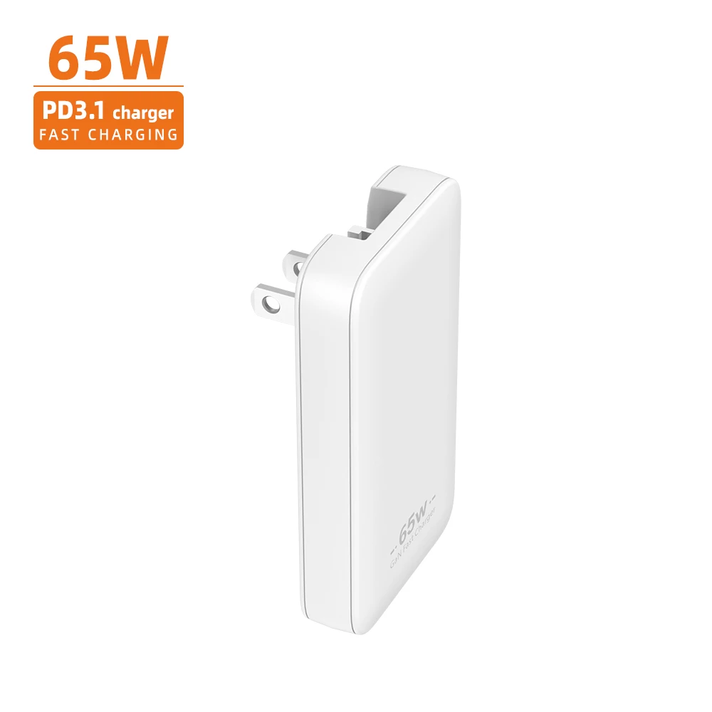 Настенное зарядное устройство VIna US EU UK с двумя портами быстрое Gan USB PD 45 Вт 65 для зарядных устройств адаптеры