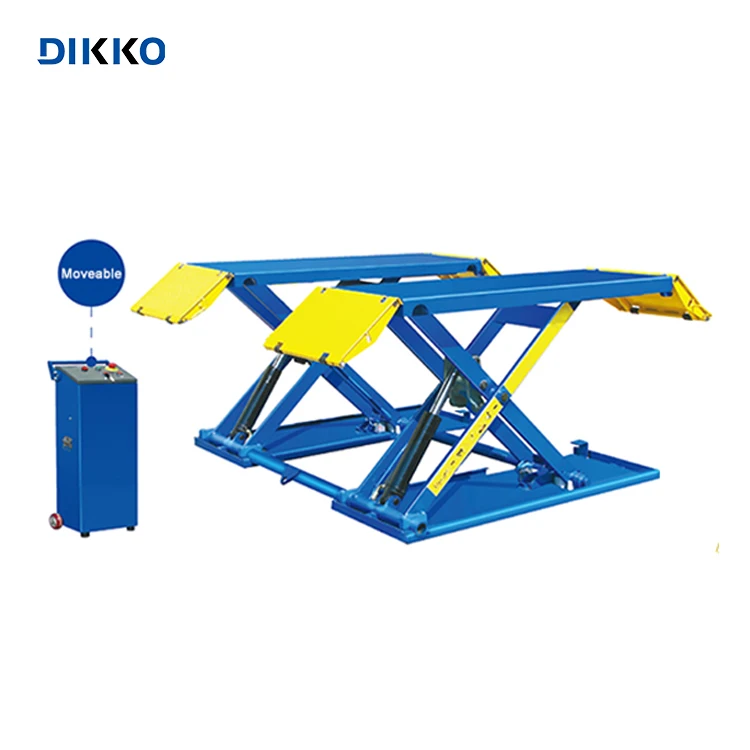 2.8T Low Rise Scissor Lift Automotive Car Lift 3500Kg Hydraulic Scissor Car Lift for Sale