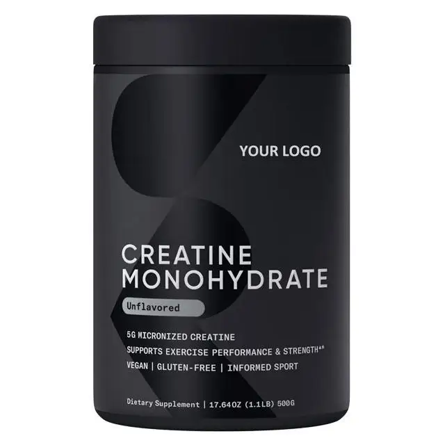 Private Label Creatine Monohydrate Improve Performance and Strength and Support Workout Recovery Creatine Monohydrate Powder