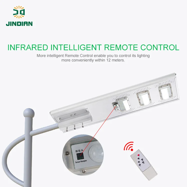  JD Factory Прямая поставка 150 Вт IP65 100 Встроенный солнечный уличный