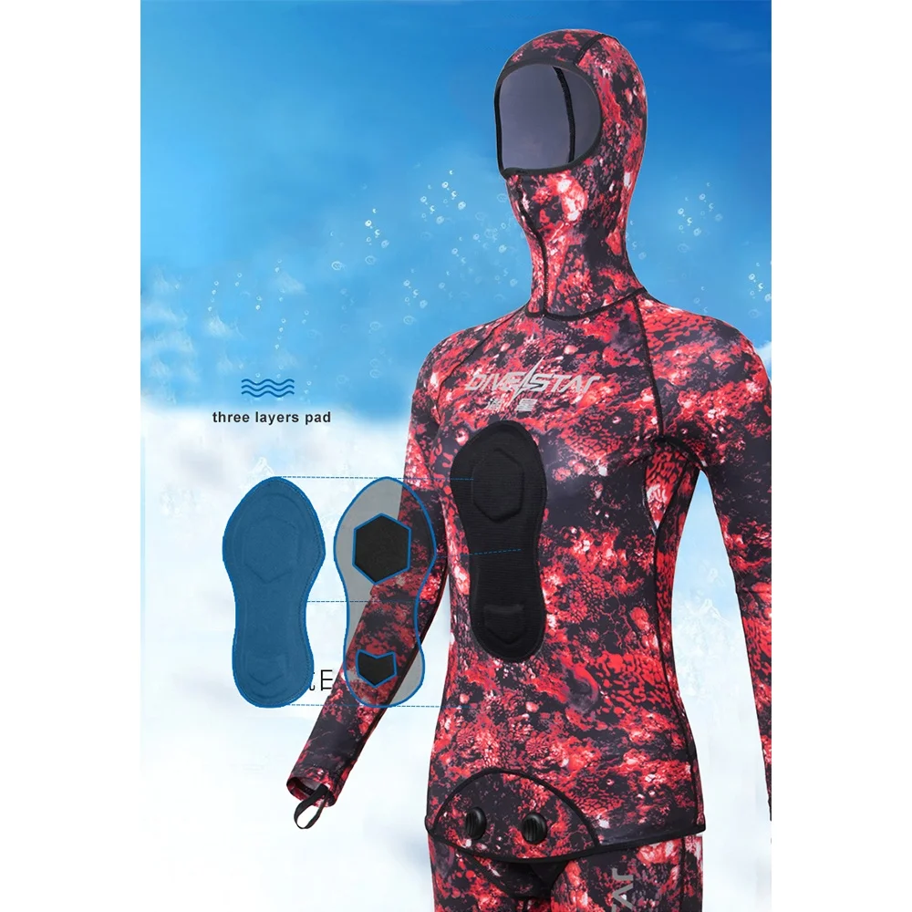 Custom Logo Colorful 0.5mm Chest Zip Yamamoto Neoprene Men Surfing Wetsuit