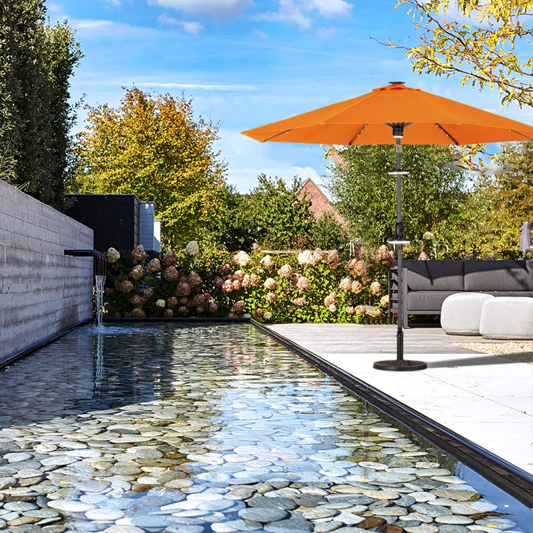 Garden Restaurant Hotel 360 Tilt 10Ft High Quality Luxury Rectangular Cantilever Patio Commercial Parasol Umbrella Outdoor