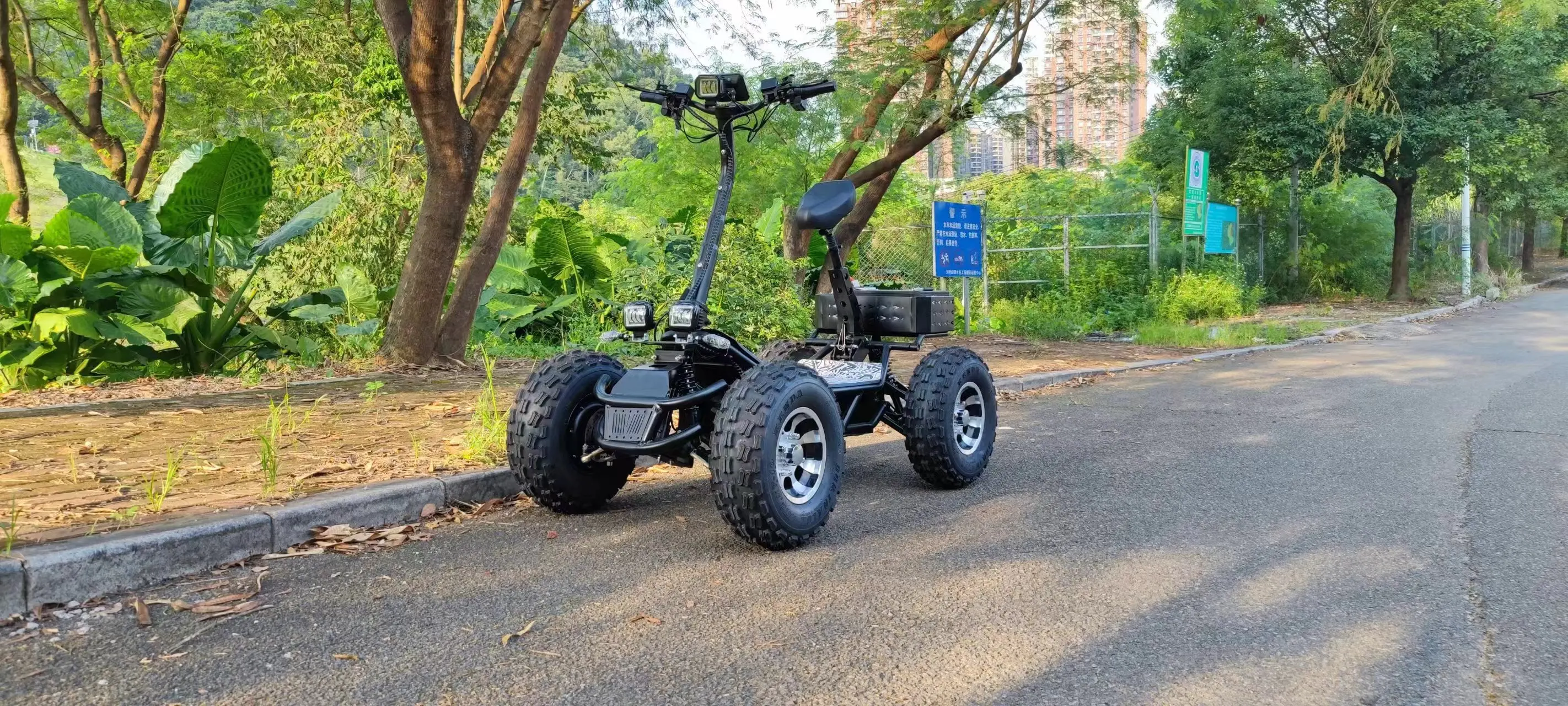 Long Range 50Ah 80Ah Four Wheeler Bikes Electric Off Road 21Inch 60V 8000W Speed 50Kh Atvs Electric Quad Bike Adult Atv Bike