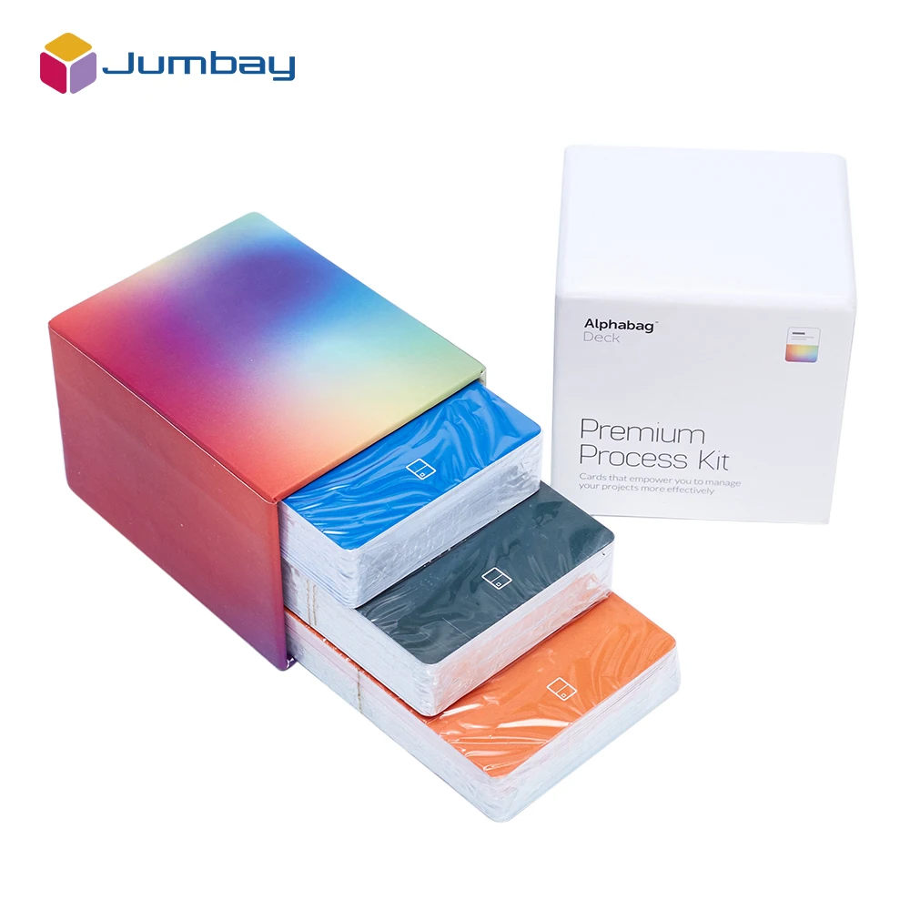 Custom Reading Cognitive Cards Blank Speaking  A5 Paper Printing Talking  Flash Cards With Box