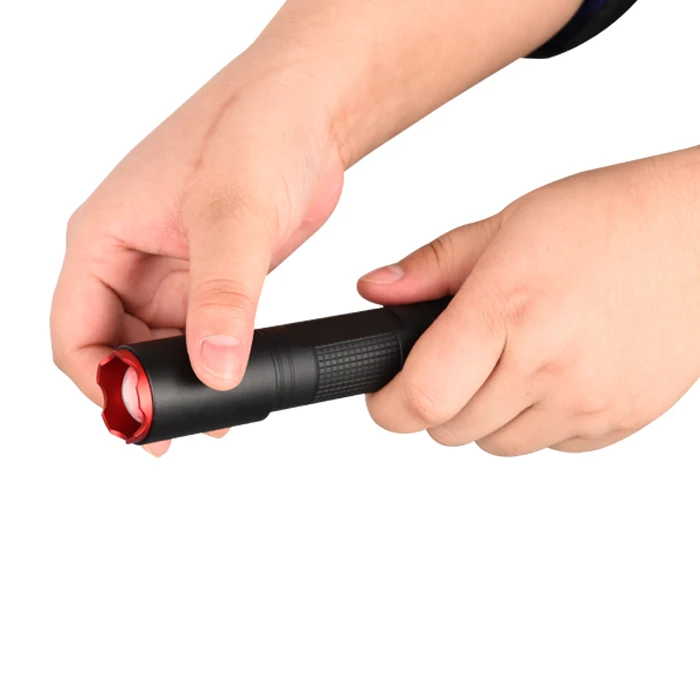 Powerful XPL 10W 600LM 18650  zoomable brightness Led torch rechargeable tactical led flashlight