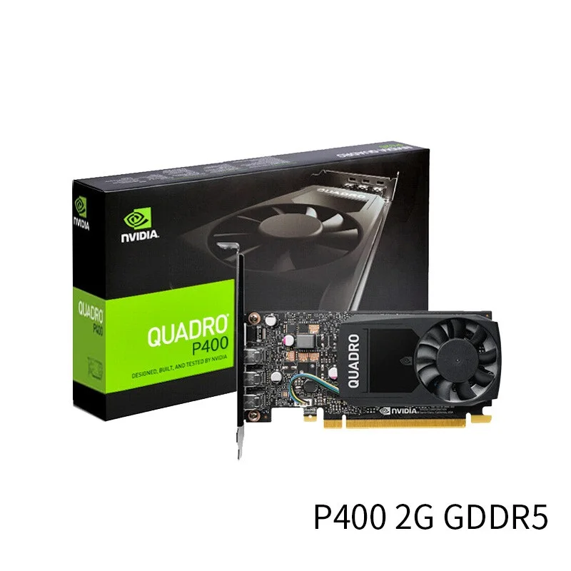 Quadro 2 GB GDDR5 Graphics Cards for Professional Design P400 Ai VR Metaverse Professional Video Cards