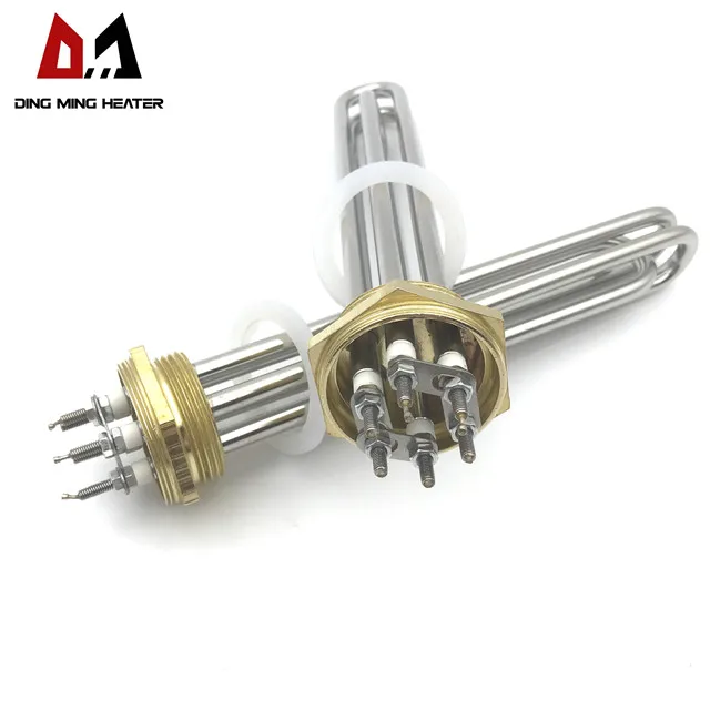 3KW 6KW 9KW 12KW 15KW Boiler Immersion Heaters Water Flange Tubular Heaters