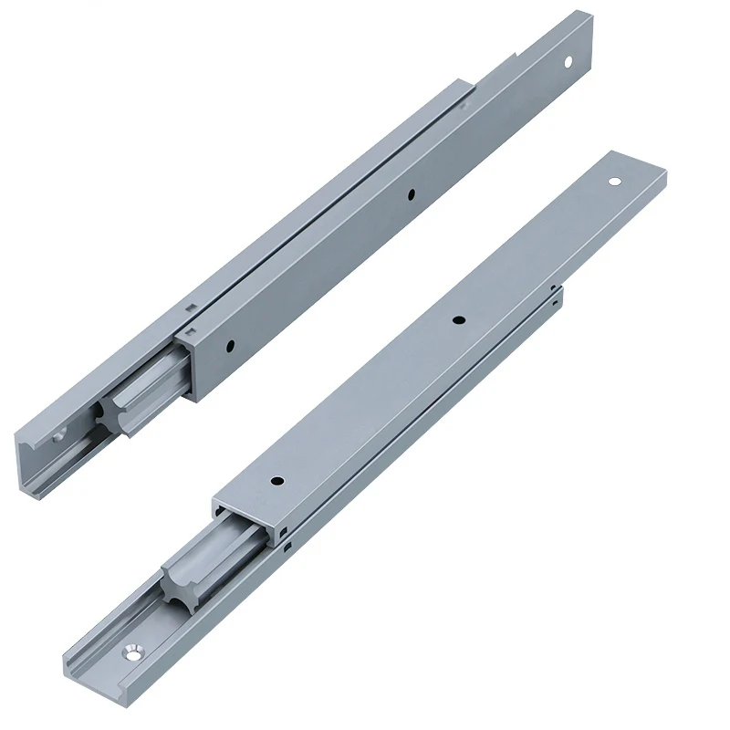 SNEIDA High quality Two Step Three-Step Light Load Aluminum Alloy Telescopic Slide Rails