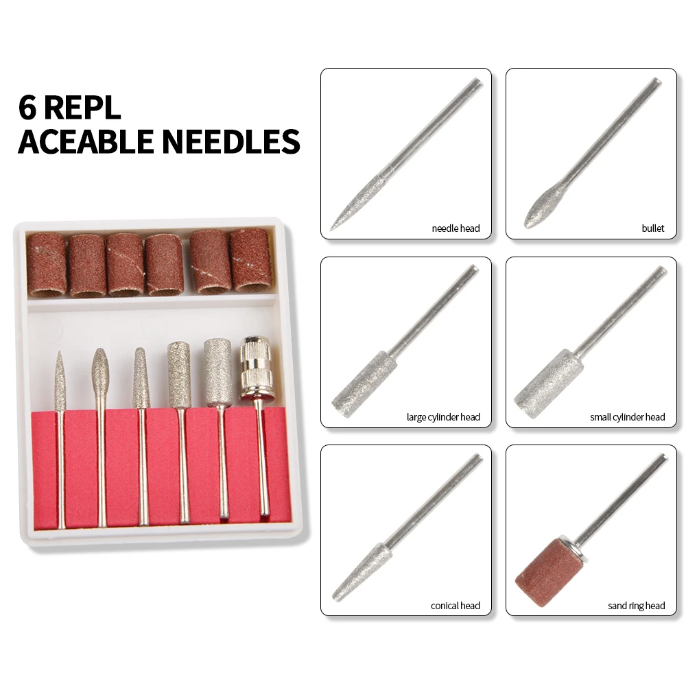 Jimdoa Can Meet RoHS FC Popular Nail File Machine 30000RPM 15W Manicure Nail Drill Machine