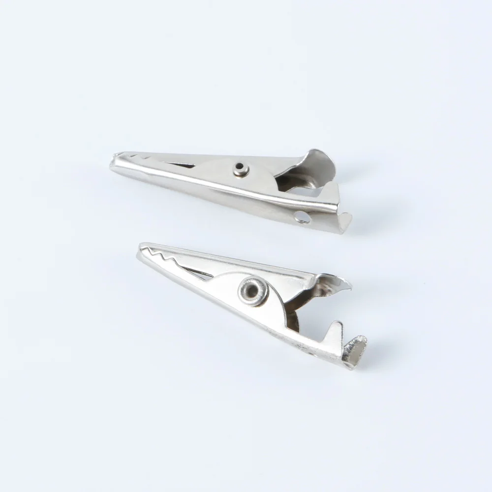 Cheap Factory Price Small Size Red Nicked Plated Plastic Insulated Alligator Clip With Cover