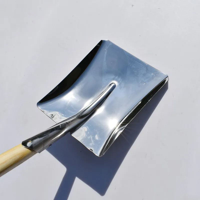 Wholesale Gardening Digging Tool Square garden shovel with wooden handle PA D-grip