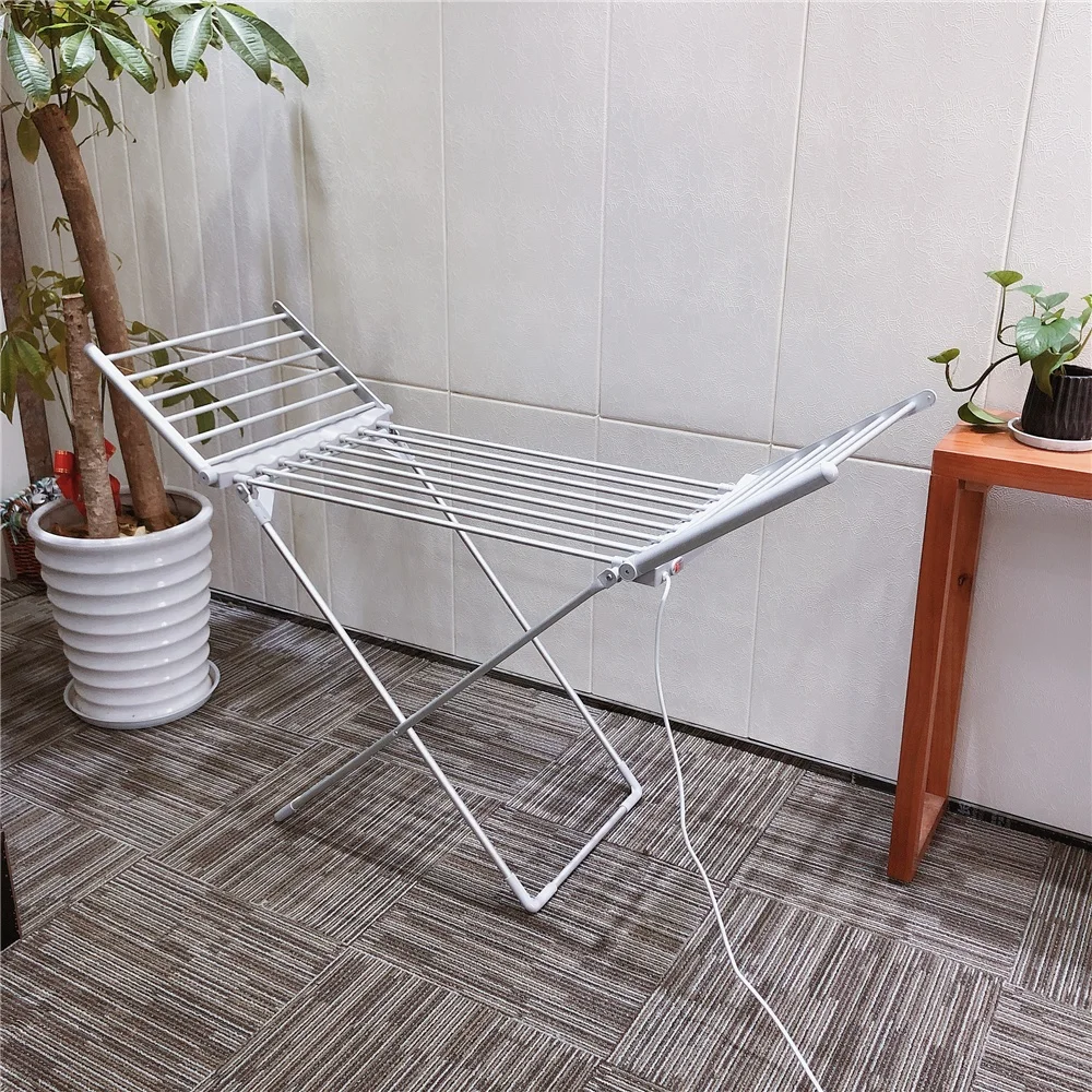 
EVIA Free standing aluminium heating cloth electric drying shirt rack 