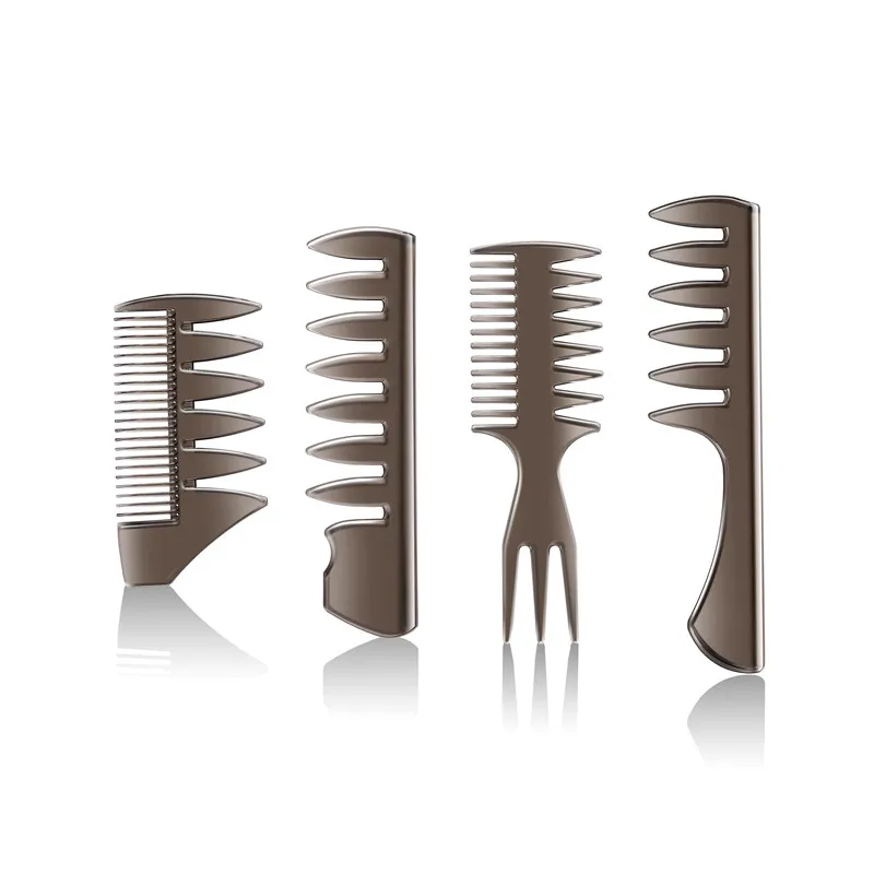 
Hot sale Double Side Fish Tail Bone Shape Salon Anti-static Hairstylist Accessories Plastic Hair Comb 