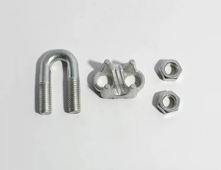 factory direct price iron wire rope clip for construction works